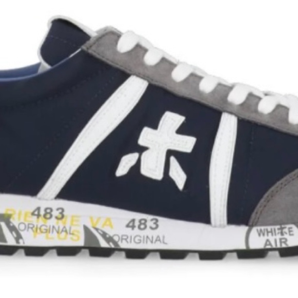 Premiata Lucy Navy and Gray Men’s Sneakers Size 12